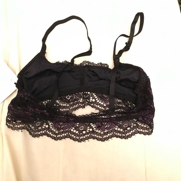 Design Lab Lord & Taylor Triangle-Shaped Lace Bralette - Picture 5 of 7
